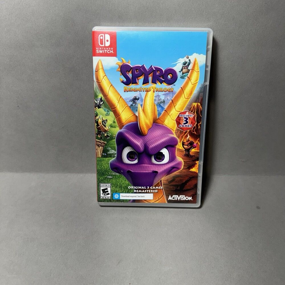 Spyro Reignited Trilogy - Nintendo Switch Tested & Working - Complete in Case